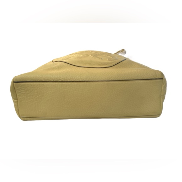 COACH Julia Op Art Butter Yellow Tote with Matching Wallet & Dust Bag - Picture 4 of 13